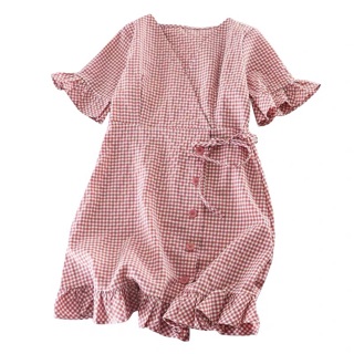 |ORDER| Váy kẻ caro Quảng châu
