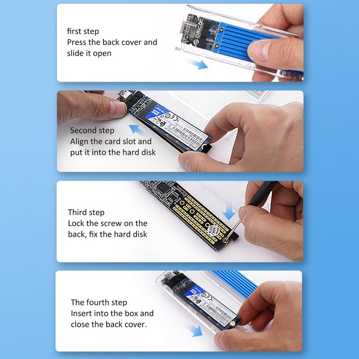 Ổ Cứng Ngoài Tcm2-C3 M.2 Nvme Cổng Type-C Usb 3.1 | BigBuy360 - bigbuy360.vn