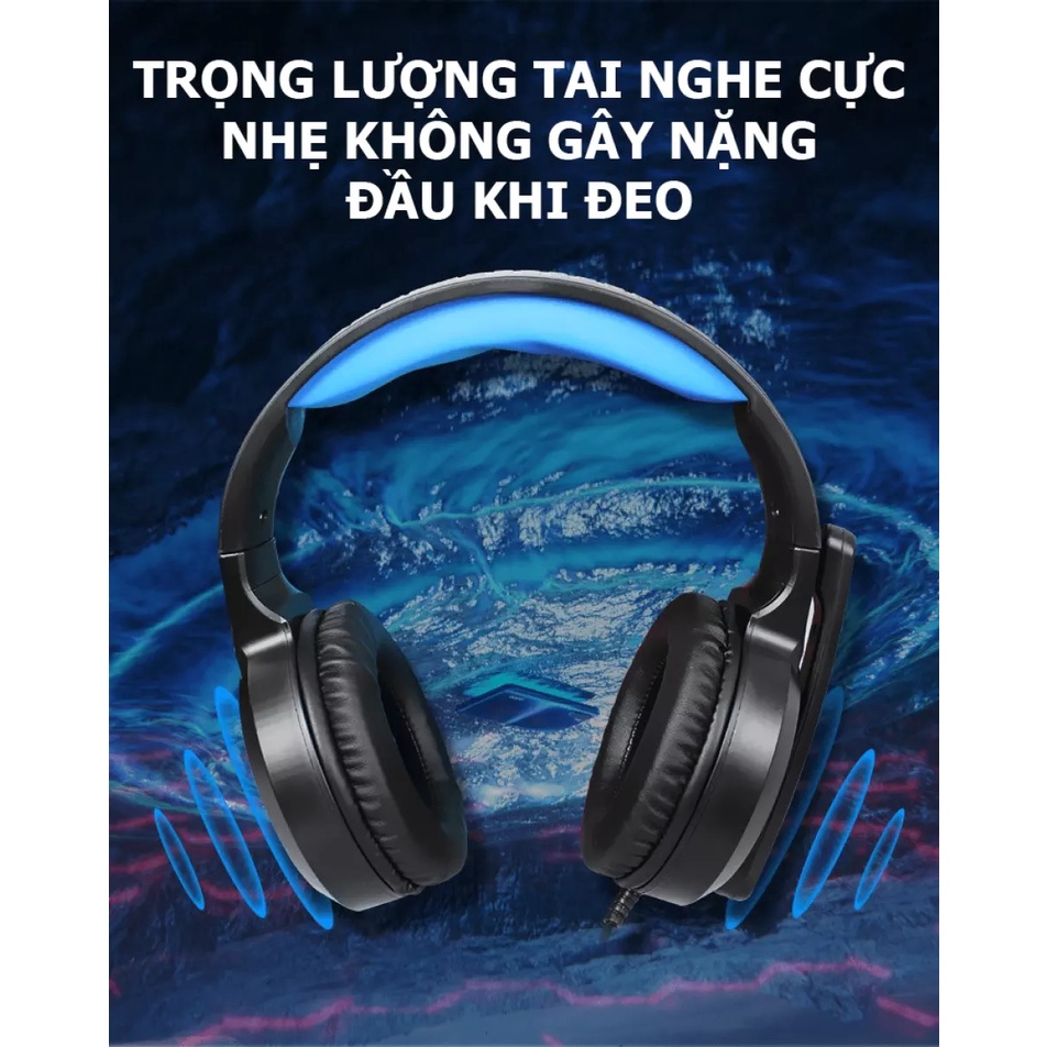 Tai nghe gaming A69 Đèn LED RGB có MIC dành cho game thủ