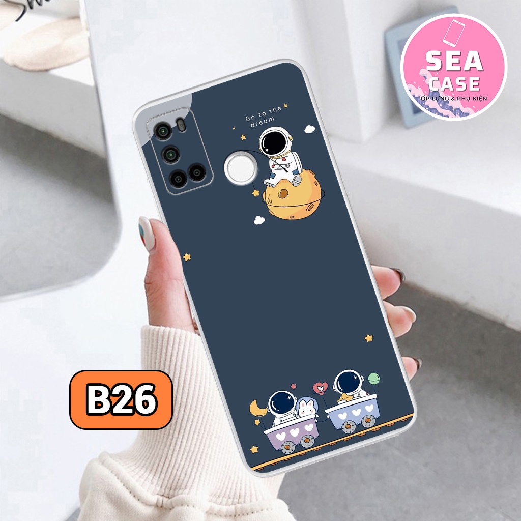 Ốp lưng VSMART JOY 4 hình vũ trụ,hoạt hình,phi hành gia – ốp dẻo chống trầy,chống va đập