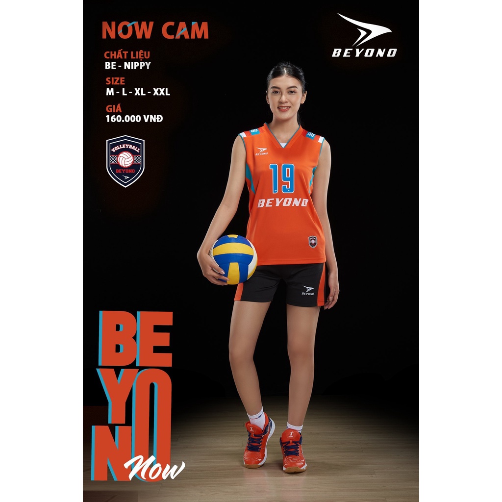 Bộ Quần áo Thể Thao Nữ Beyono Now - Đồ bóng chuyền, cầu lông chất vải Be-Nippy, thấm hút mồ hôi, thoáng mát, co giãn