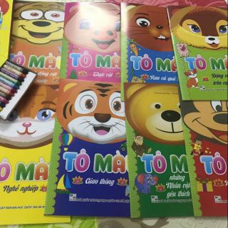 Tập tô màu cho bé