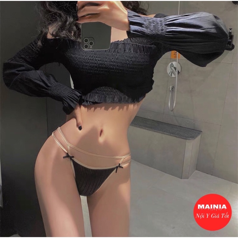 Quần Lót Ren Nữ Sexy Gợi Cảm Phong Cách Quý Tộc Cao Cấp Ren Thoáng Khí Thoải Mái Mainia Shop