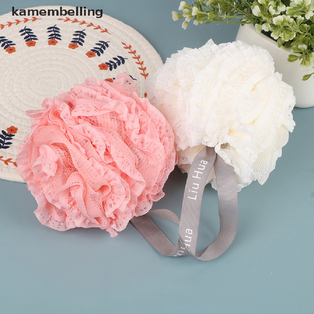 Kamembelling Bông Tắm Cỡ Lớn Dạng Lưới Chà Lưng Tiện Dụng
