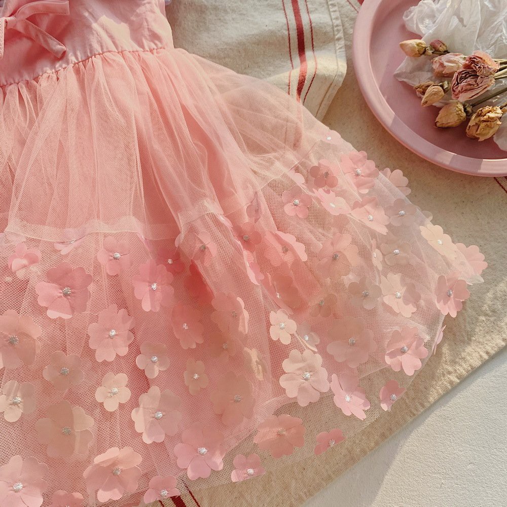 Váy công chúa cho bé, váy bồng tay họa tiết dễ thương - SEKA 2103.07
