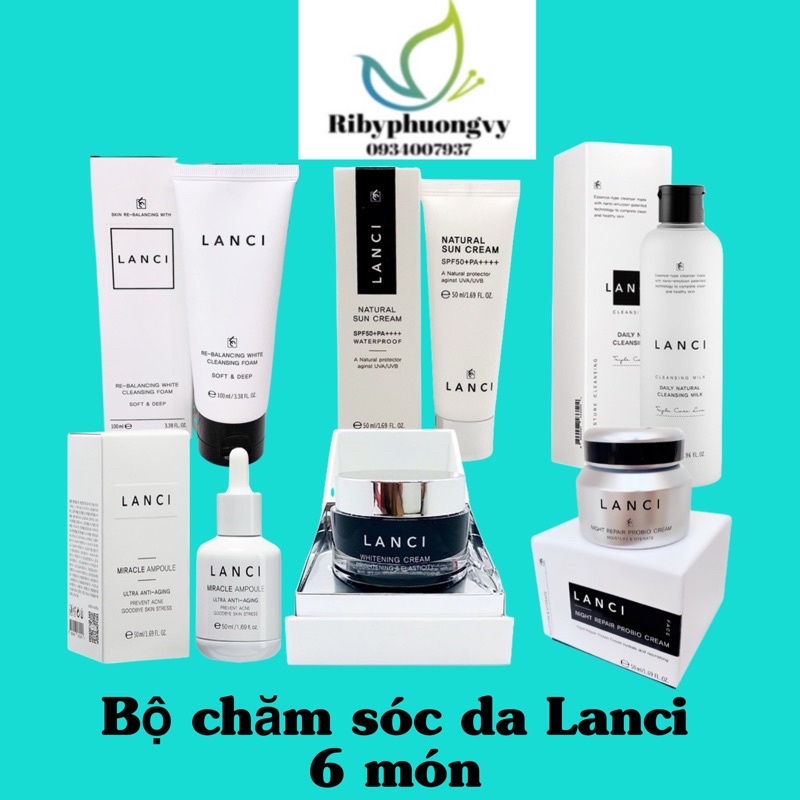 Kem dưỡng trắng da và chống lão hóa Lanci