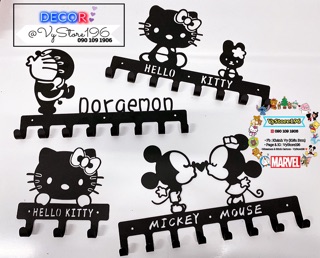 MÓC TREO SẮT HOẠT HÌNH ĐÔREMON & MICKEY TRANG TRÍ