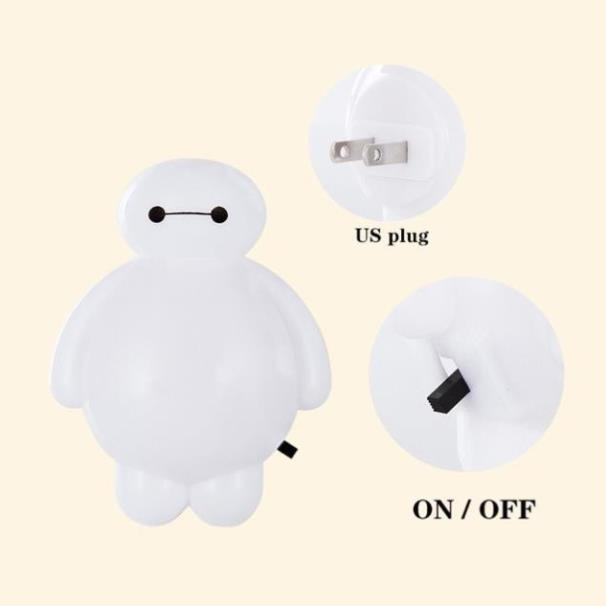 Đèn Ngủ LED Hình BayMax Đáng Yêu [Thanh Mai Shop]