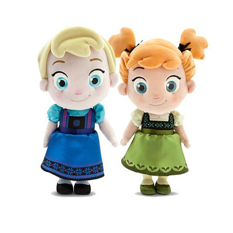 Disney 30CM Frozen 2 Bruni Elsa Olaf Toys Chameleon Anime Cartoon Figure Plush Dolls Figures children Birthday Gift Boy Girl