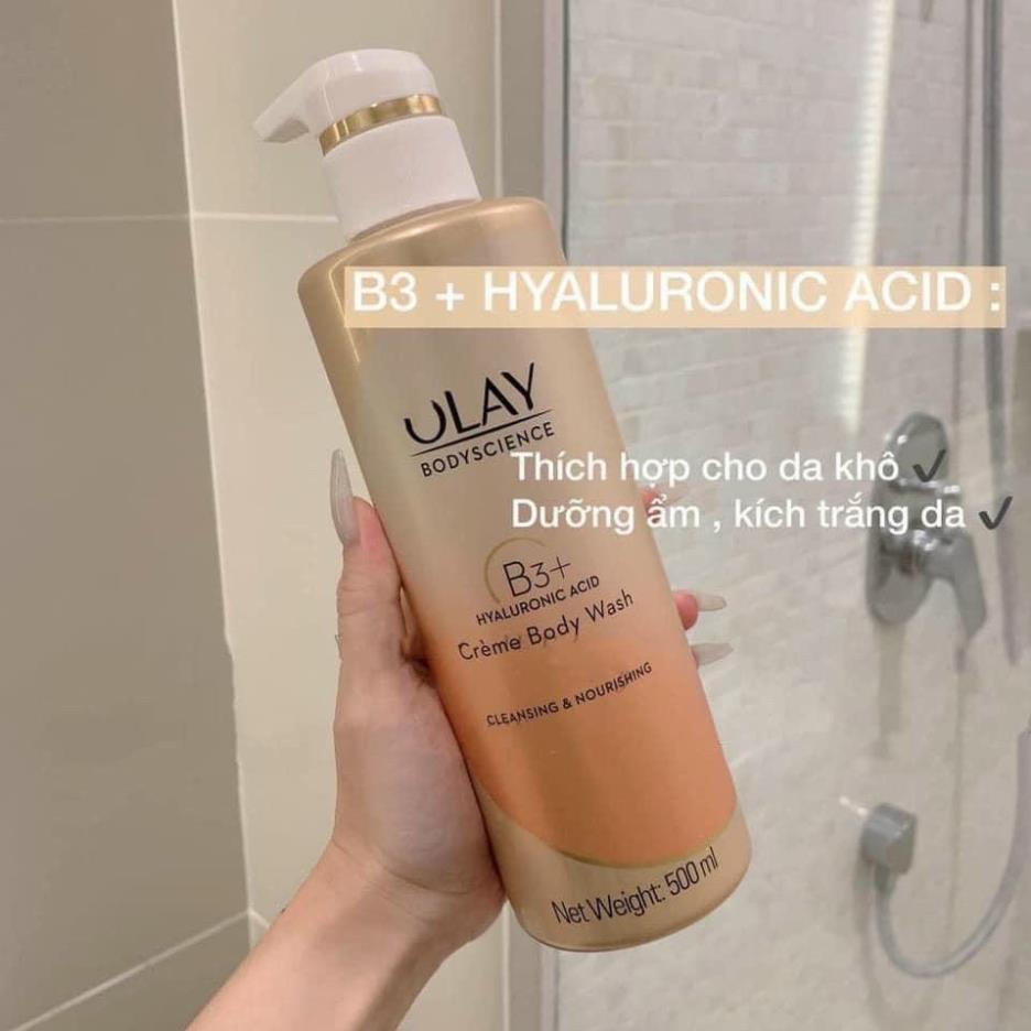 [BảnThái] Sữa Tắm Trắng Olay B3 Siêu Trắng Da Retinol/Peptide/Vitamin C dưỡng ẩm, sáng da, giảm lão hóa 500ml
