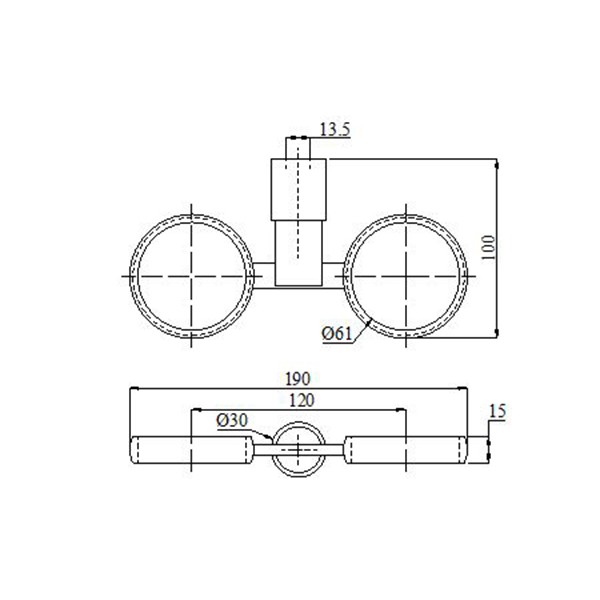 Kệ để 2 ly BAO M4-405 mẫu mã sắc sảo, an toàn khi sử dụng