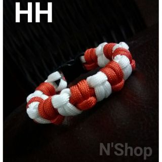 Vòng Paracord Đỏ Trắng HH