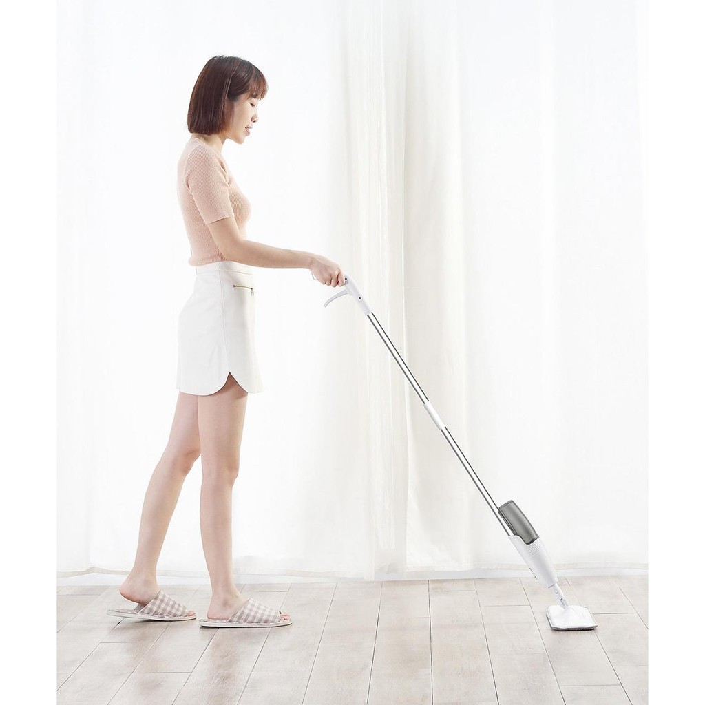 Cây lau nhà Xiaomi 2 trong 1 - Có phun nước Deerma Spray Water Spray Mop - Hàng Chính Hãng