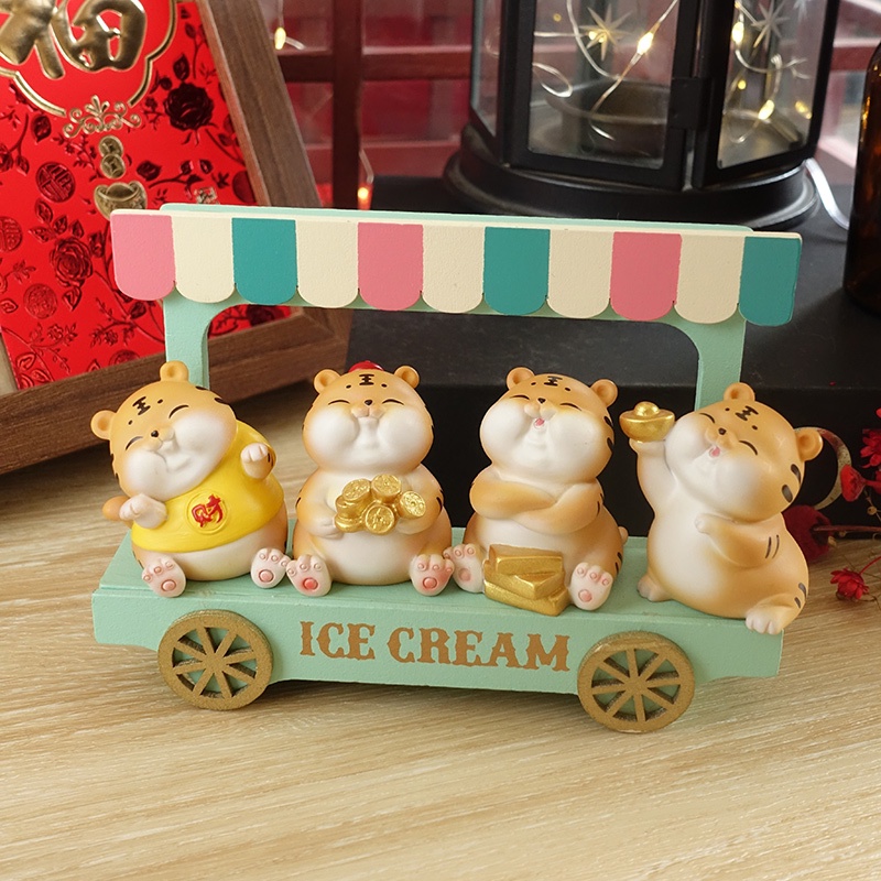 Mô Hình Tượng Hổ Để Bàn Trang Trí Độc Đáo