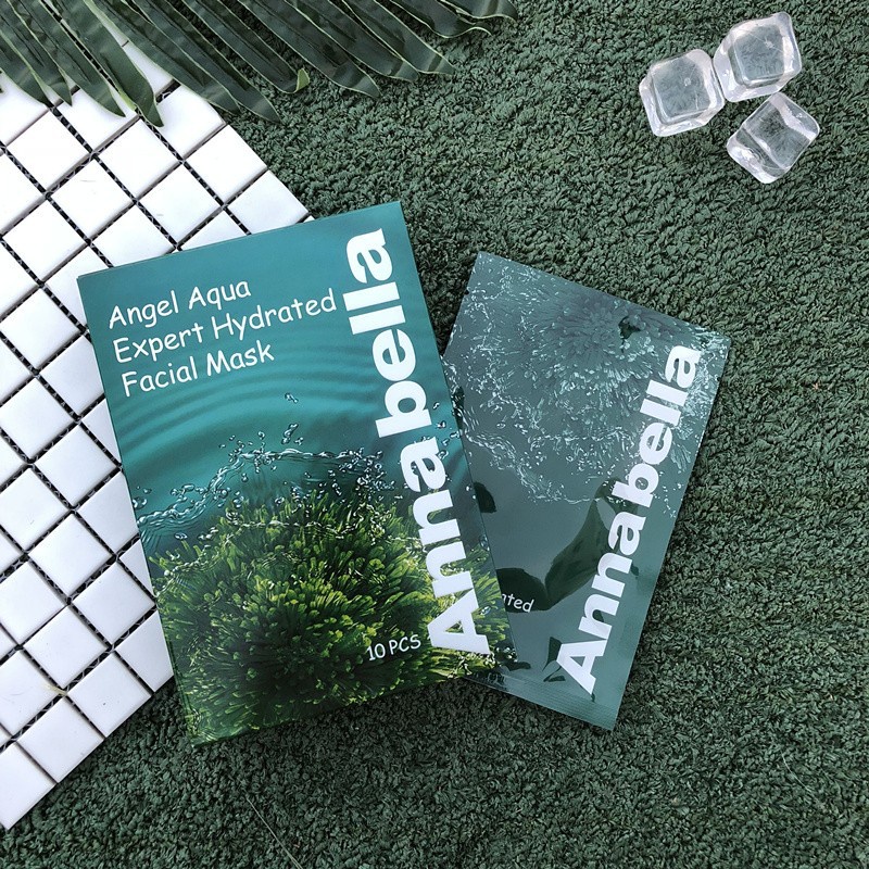 Mặt Nạ HA,mạt nạ Tảo Biên Anna Bella  Dưỡng Trắng Da Chống Lão Hóa Giảm Mụn