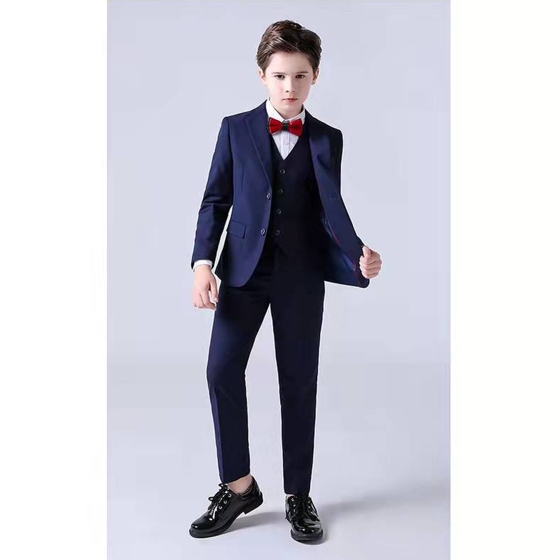 Set Đồ Vest 5 Món Lịch Lãm Cho Bé Trai