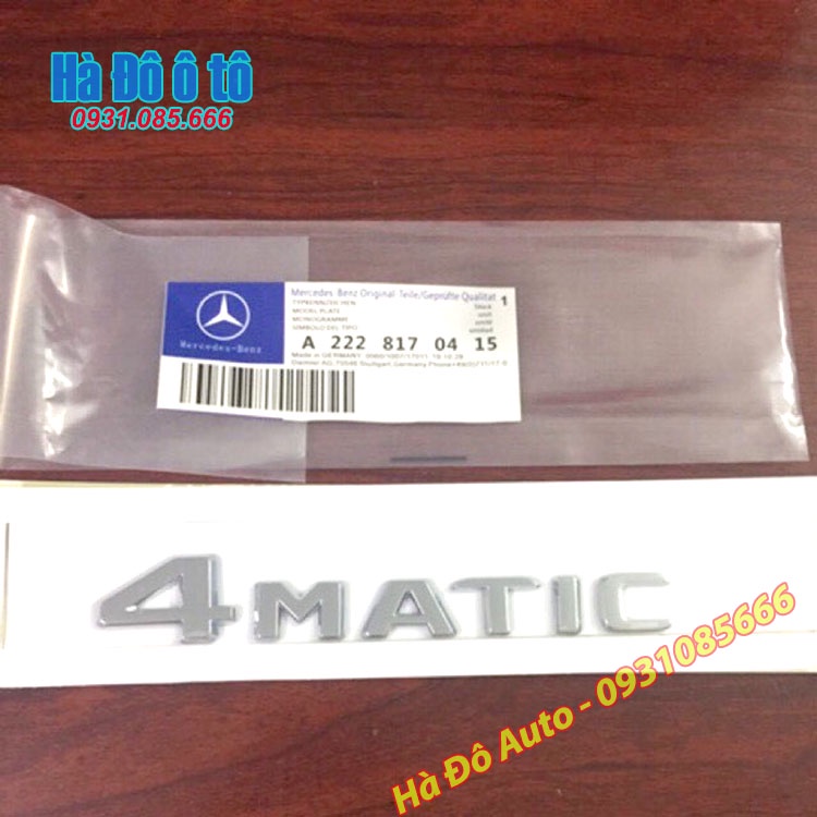 Chữ Nổi 4 Matic - Tem Chữ 4 Matic