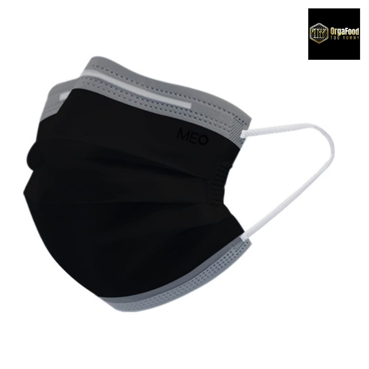 Khẩu trang MEO Med kháng khuẩn, chống bụi mịn. Xuất khẩu NewZealand, gói 10 chiếc nhiều màu sắc - Mask Fashion