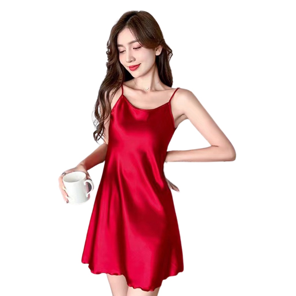 Đầm Nữ Dáng Suông Nhiều Màu Váy Chất lụa mát cho nữ Mặc Nhà Đi Chơi G5