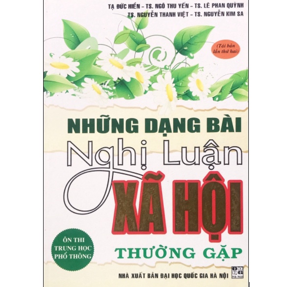 Sách - Những dạng bài nghị luận xã hội thường gặp