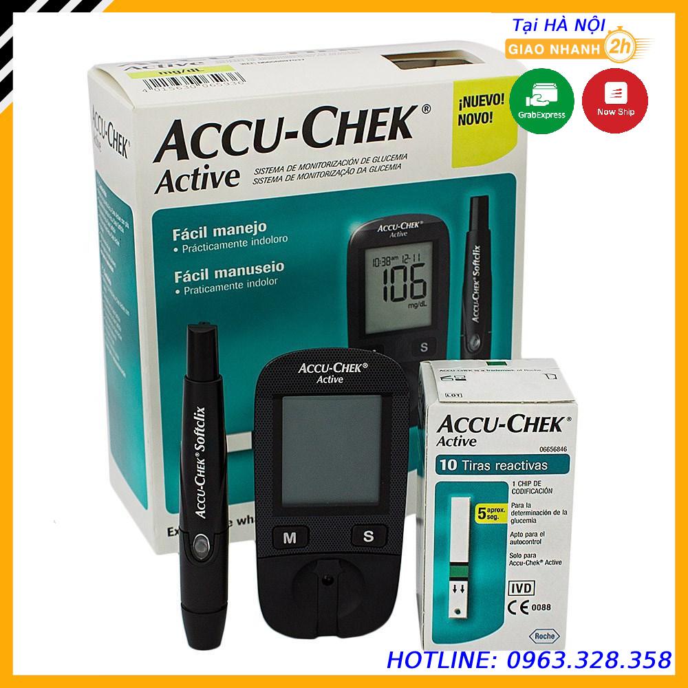 Máy Đo Đường Huyết Accu Check Active (Đủ Bộ) - [Hàng Chính Hãng]