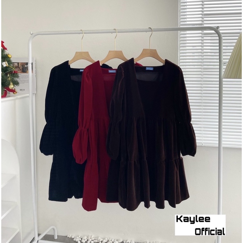 Váy Babydoll Basic Hàng Qc ảnh thật Kaylee | BigBuy360 - bigbuy360.vn