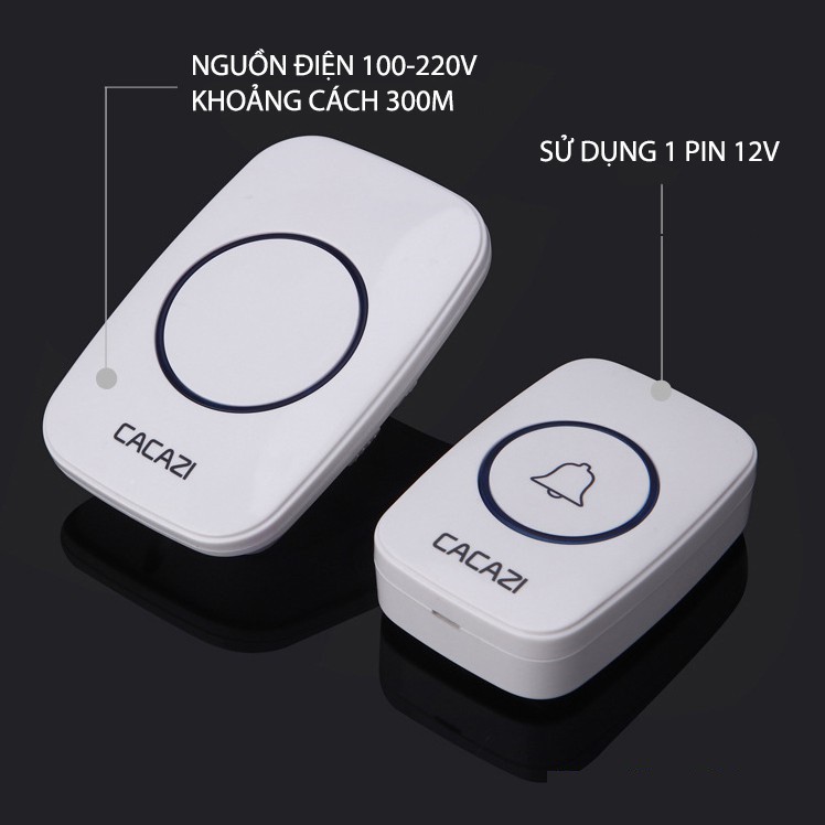 Chuông cửa không dây CACAZI A1