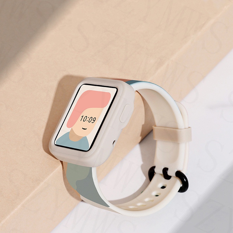 Ốp Silicone Bảo Vệ Mặt Đồng Hồ Xiaomi Mi Watch Lite / Redmi Watch 2 / 2 Lite