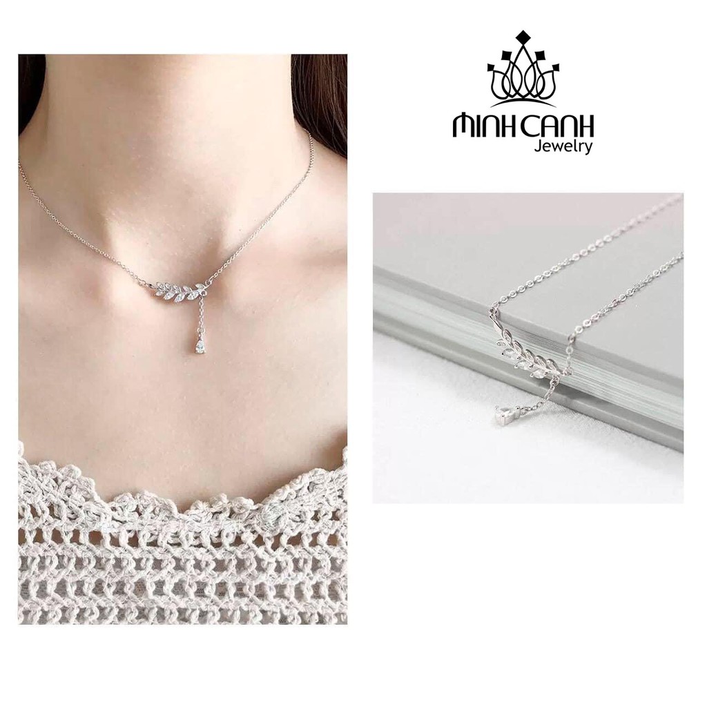 Dây Chuyền Bạc 925 Minh Canh Jewelry - Lá Liễu