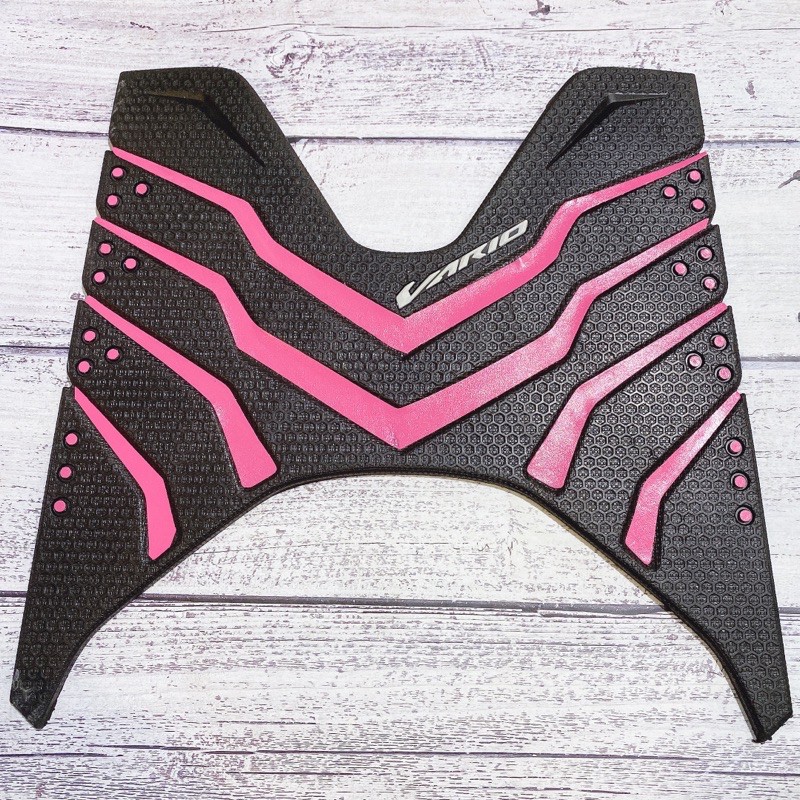 Thảm lót chân cao su xe Honda Vario 150 đời 2018-2020 mẫu indo, thảm lót sàn xe máy Vario đẹp loại dày