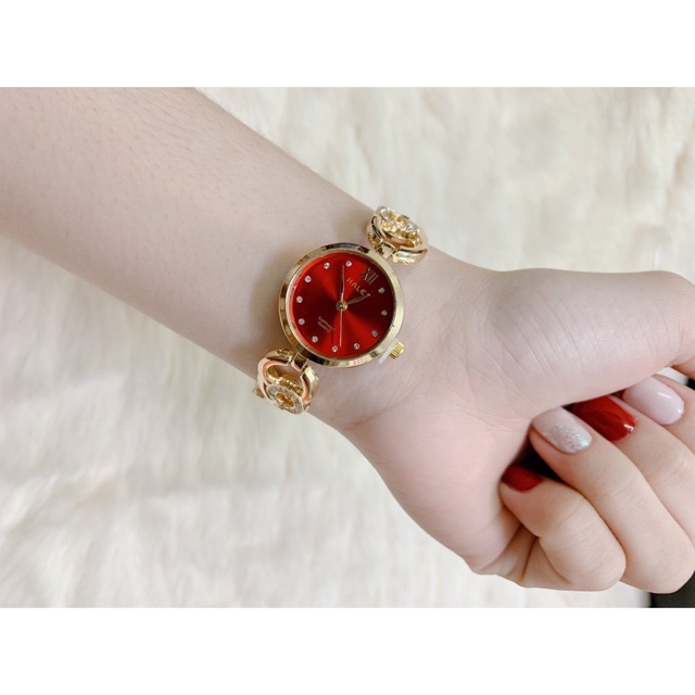 Đồng hồ Halei nữ lắc tay đính đá 968