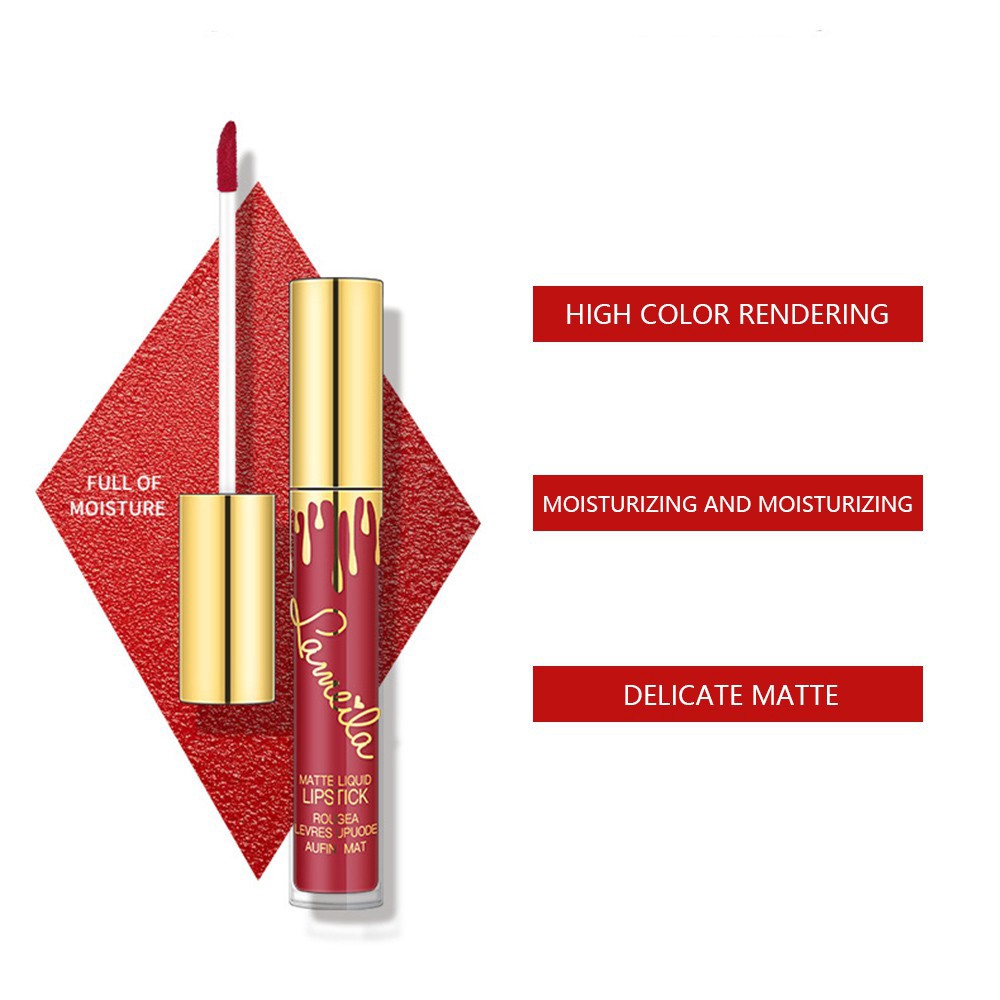 Sale 70% Son kem màu nhung lì không thấm nước lâu trôi Lameila, 6 Giá gốc 20,000 đ - 9F21 | BigBuy360 - bigbuy360.vn