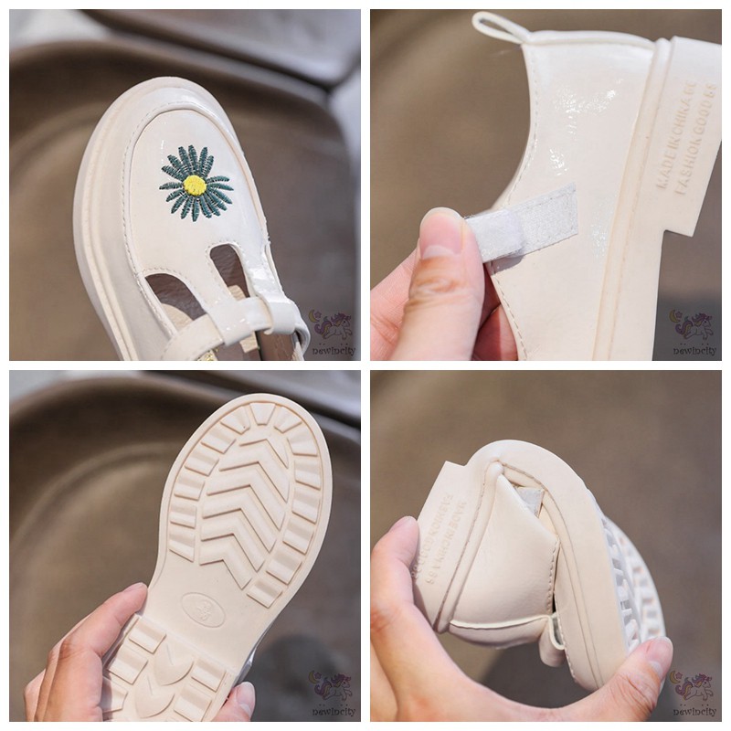 Giày Búp Bê Đính Hoa Cúc Xinh Xắn Dành Cho Bé Gái