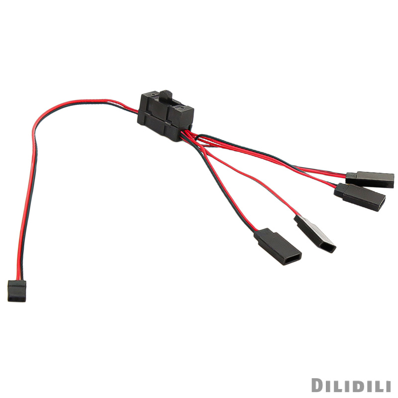 Dây Cáp Chữ Y Có Đèn Led 4 Chiều Cho Xe Điều Khiển Từ Xa Trx-4 Scx10