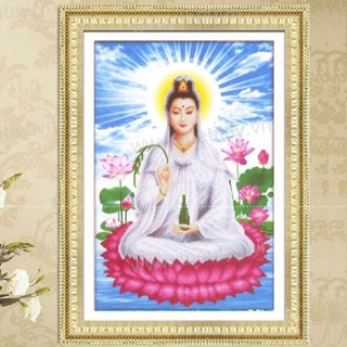 Tranh đính đá PHẬT QUAN ÂM DF2290 60x87cm chưa đính