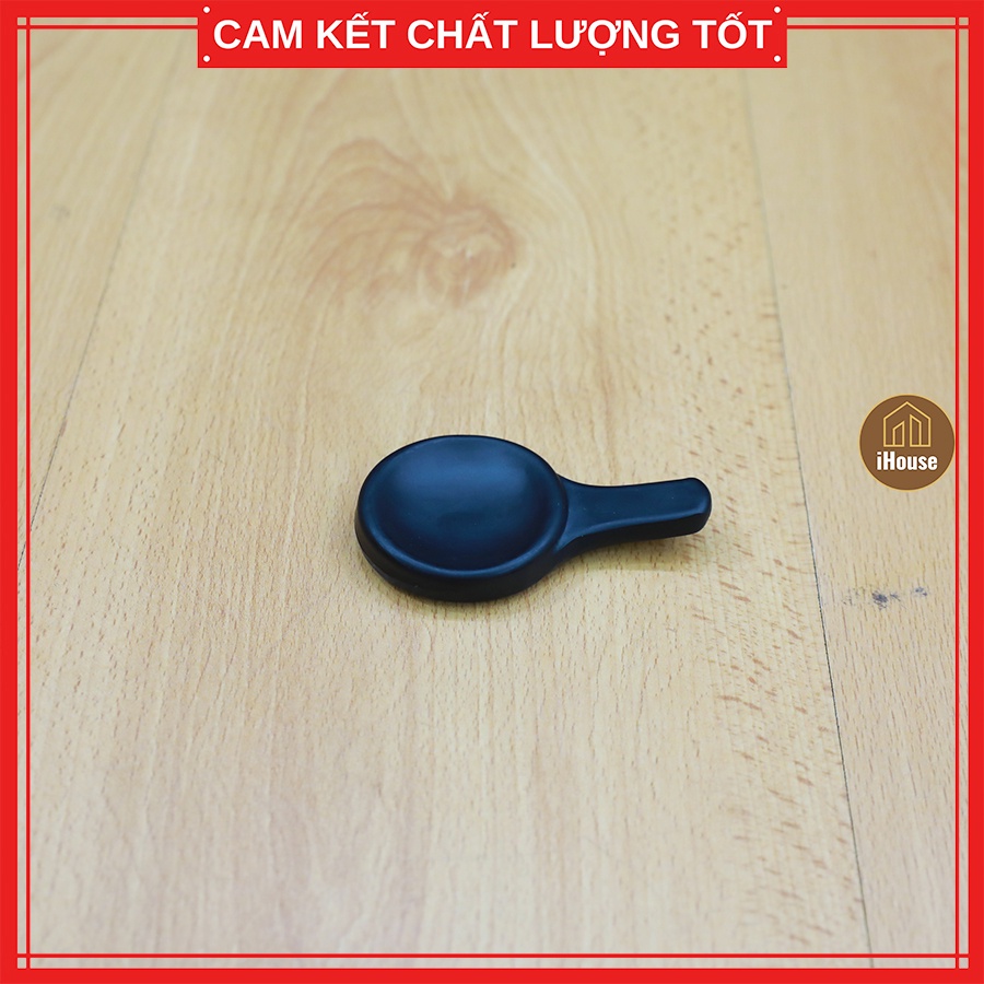 *[HÀNG TỐT] Gác Đũa, Kê Đũa Thìa Muỗng Nhựa Melamine màu đen an toàn và không độc hại