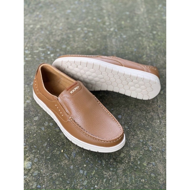 Giày lười(mọi) Clarks da bò thật 100%