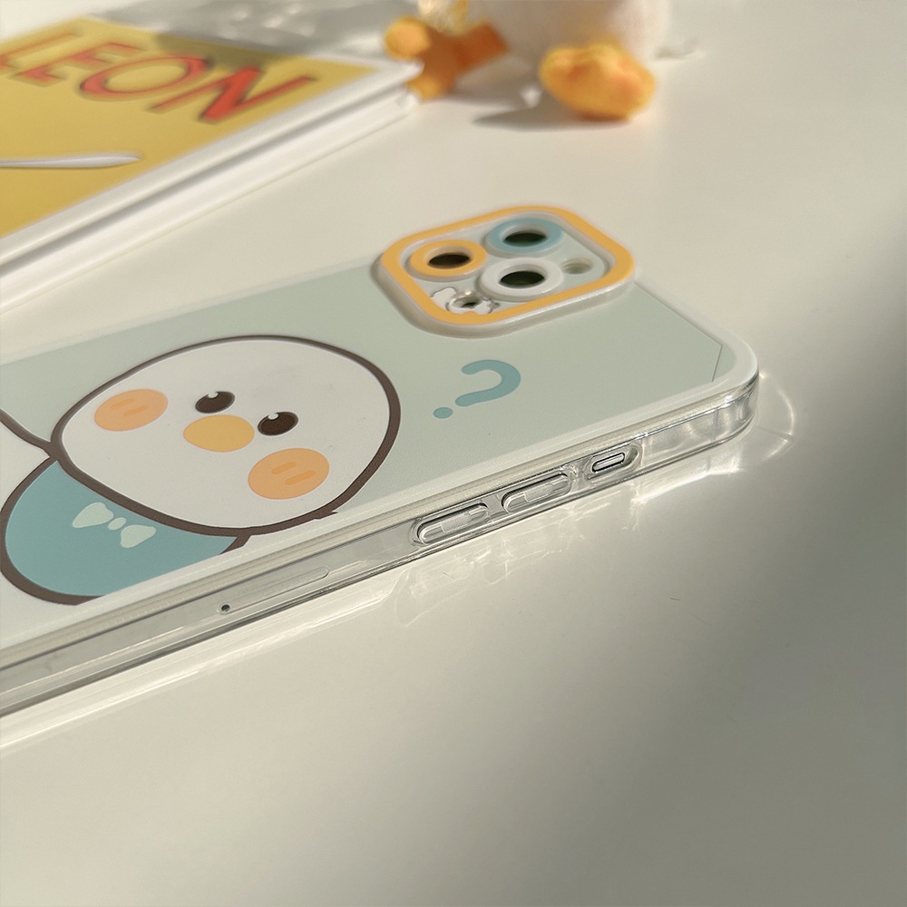 Ốp Điện Thoại TPU Mềm Trong Suốt Hình Vịt Cho Realme 8i 9i C35 C21Y C25Y C25S C11 2021 C25 C15 C12 C2 C3 Realme5 5i 6i