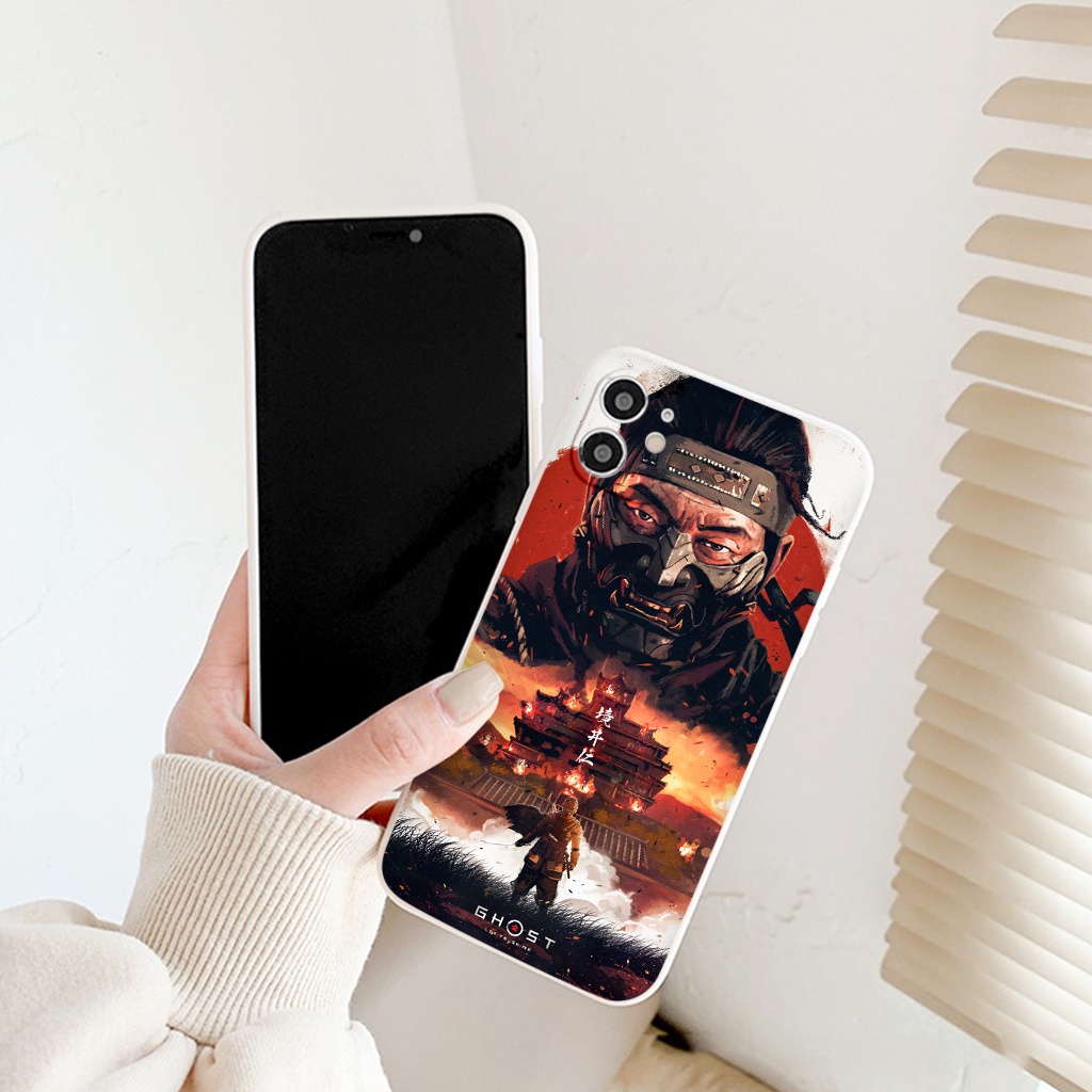 Ốp điện thoại iPhone Ghost of Tsushima chuẩn xịn xò ốp iphone 13 12 11 pro max xsmax 7 7plus 8 8plus 6 6s 6splus