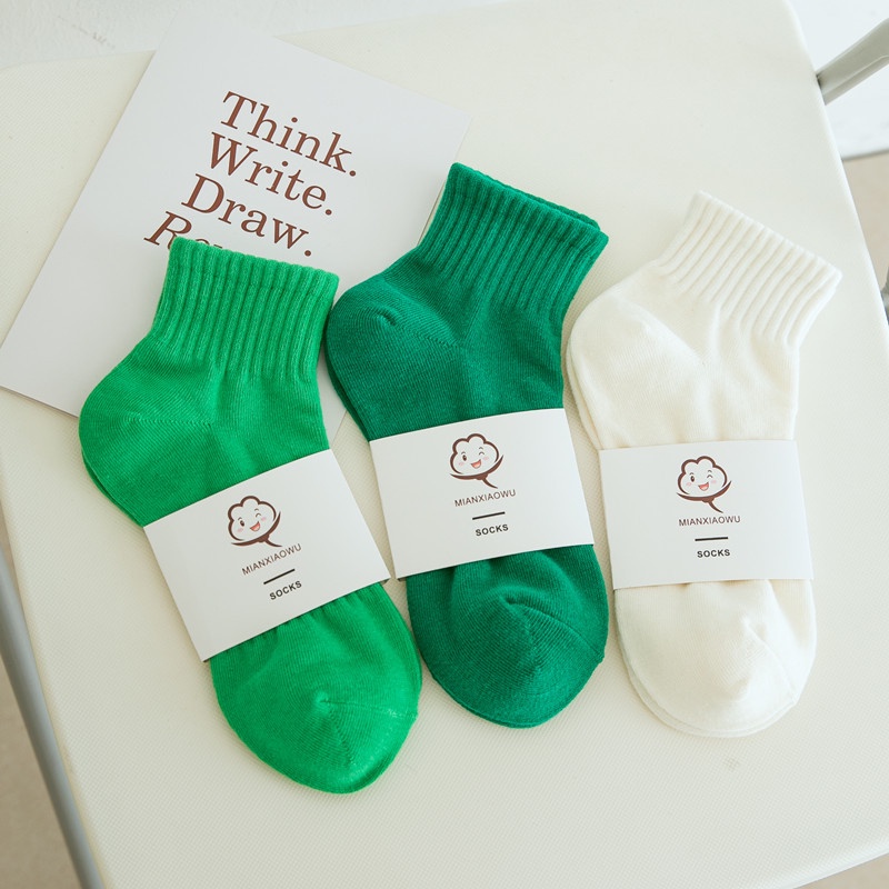 Tất vớ nam nữ cổ thấp thoáng khí khử mùi thu đông Warm&Cute A316