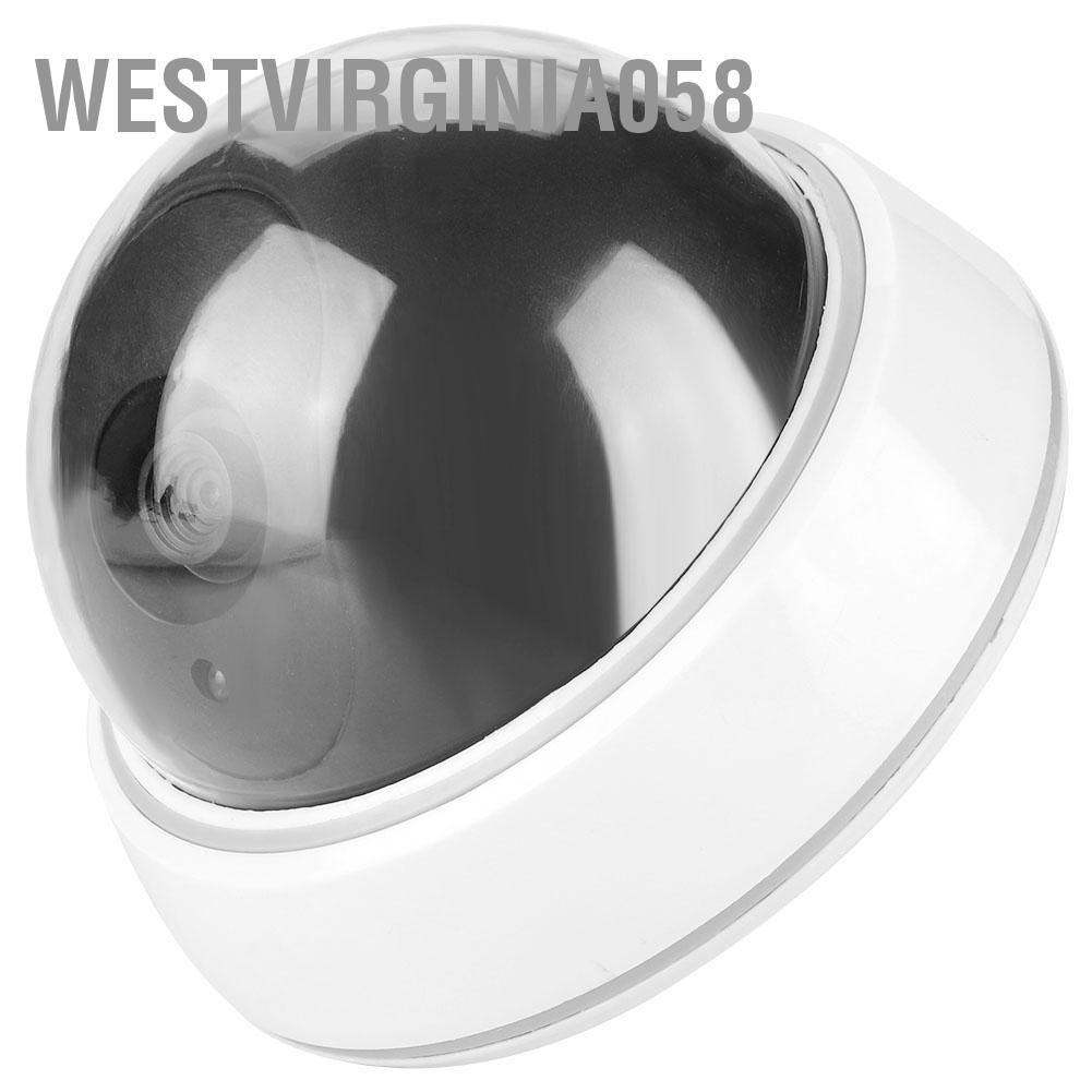 Hàng Hot Máy ảnh mô phỏng mái vòm Giả mạo Màn hình an ninh giả Cảnh báo Đèn LED nhấp nháy Hàng giao ngayWestvirginia058