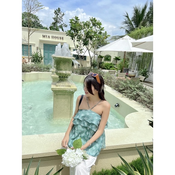 Beachclub-Clover Babydoll top