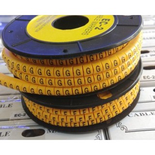 Vòng đánh số dây mạng cao su cat5,cat6 E2 ( bộ 5000 số)