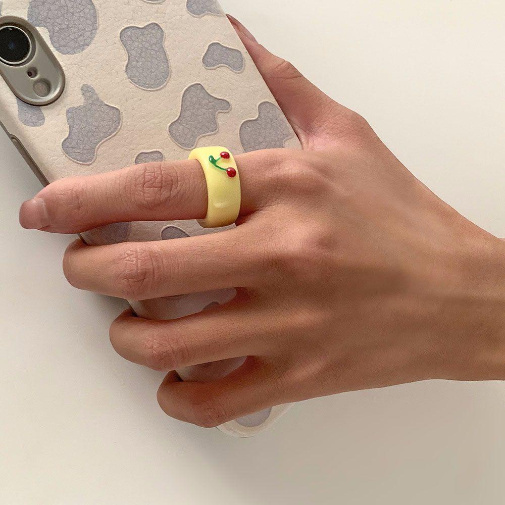 Nhẫn Nhựa Họa Tiết Hoạt Hình Năm 2021 Thời Trang Cho Nữ