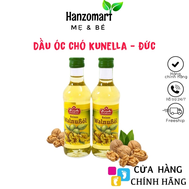 Dầu óc chó cho bé ăn dặm