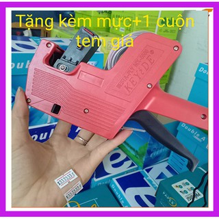 [Gía Sốc]-Máy Bấm Gía Tiền Motex+10 Cuộn Tem Dán Gía-Súng bắn giá