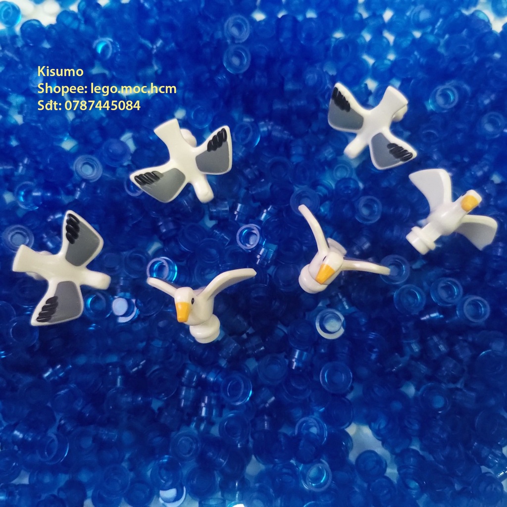 Đồ chơi giáo dục lắp ráp   logo moc mô hình 1 chú chim hải âu f30