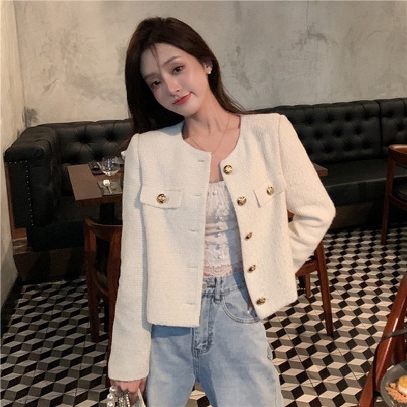 Áo Khoác Nữ Tay Dài Họa Tiết Caro Phong Cách Hàn Quốc Thời Trang