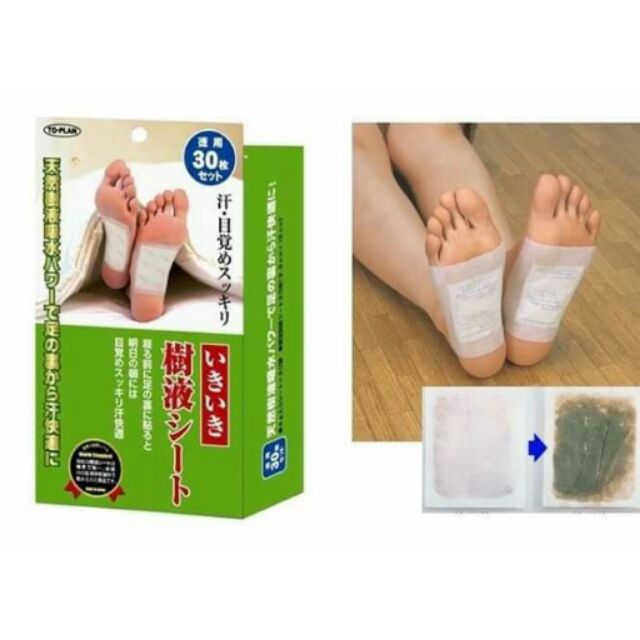 Miếng dán thải độc gan bàn chân Nhật Bản