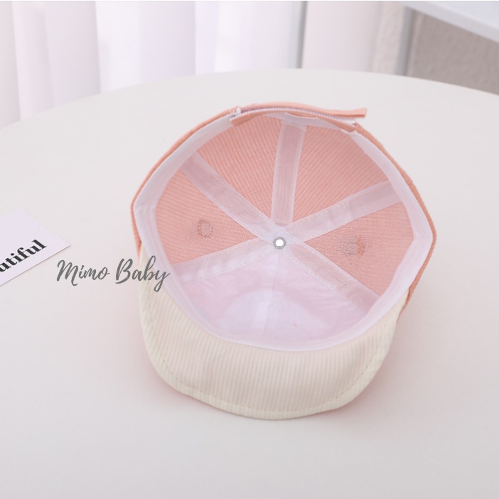 Mũ nón lưỡi trai gắn sừng tuần lộc dễ thương cho bé MH117 Mimo Baby